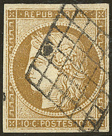 No 1b, Obl Grille. - TB - 1849-1850 Cérès