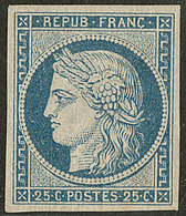 * No 4, Bleu, Nuance Foncée, Jolie Pièce. - TB. - R - 1849-1850 Cérès