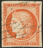 No 5, Obl Grille Sans Fin. - TB - 1849-1850 Cérès
