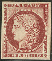 (*) No 6A, Rouge-brun, Jolie Pièce. - TB. - RR - 1849-1850 Ceres