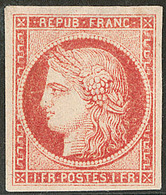(*) Faux. No 7, Avec Marquage Spérati Au Verso, Superbe - 1849-1850 Ceres