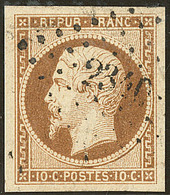 No 9d, Bistre-brun Foncé, Très Foncé, Obl Pc, Superbe. - R - 1852 Luigi-Napoleone