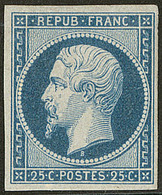 * No 10c (Maury), Bleu Verdâtre, Très Frais. - TB. - R - 1852 Louis-Napoleon