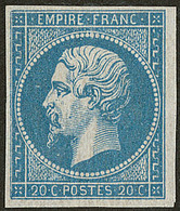 ** No 14Ac, Bleu Sur Azuré, Très Frais. - TB - 1853-1860 Napoleon III