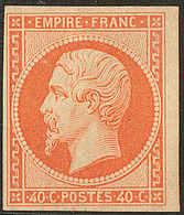 * No 16a, Orange Vif, Un Voisin, Très Frais. - TB. - R - 1853-1860 Napoleon III