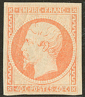 ** No 16j, Orange Pâle, Jolie Pièce. - TB. - R - 1853-1860 Napoléon III