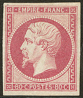 * No 17B, Rose, Quasiment **, Superbe. - R - 1853-1860 Napoléon III