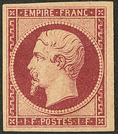 * No 18, Carmin, Nuance Foncée, Superbe. - RR - 1853-1860 Napoleon III