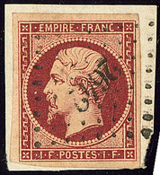 No 18, Nuance Foncée, Obl Pc 2642 Sur Son Support, Jolie Pièce. - TB. - R - 1853-1860 Napoléon III