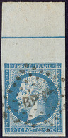 Filet D'encadrement. No 14Ai, Bdf, Obl Losange Ambulant "BP1°". - TB - 1853-1860 Napoleon III