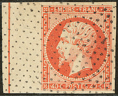 Filet D'encadrement. No 16c, Orange Vif, Obl Pointillé Fin, Jolie Pièce. - TB. - R - 1853-1860 Napoléon III.