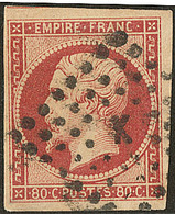 Oblitérations. Losange De Paris. No 17Ad, Obl Losange "K", Un Voisin. - TB - 1853-1860 Napoléon III.