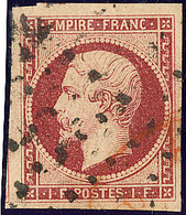 Oblitérations. Gros Points. No 18, Deux Voisins, Jolie Pièce. - TB. - R - 1853-1860 Napoléon III.