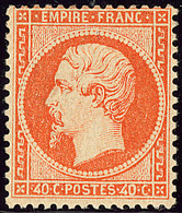 * No 23b, Orange Vif. - TB. - R - 1862 Napoleon III