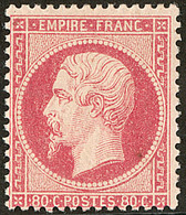 * No 24, Rose, Très Frais. - TB. - R - 1862 Napoléon III