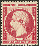 * No 24a, Rose Foncé, Très Frais Et Centré. - TB. - R - 1862 Napoleone III