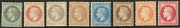 * Nos 25 à 32, Ex * Ou (*). - TB Ou B - 1863-1870 Napoleon III With Laurels