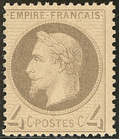 * No 27Ba, Gris Foncé. - TB - 1863-1870 Napoléon III Lauré