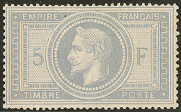 * No 33a, Gris Bleu, Une Dent à Peine Courte Sinon TB. - RR - 1863-1870 Napoleon III With Laurels