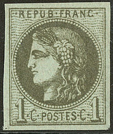 * No 39I, Olive, Très Frais. - TB - 1870 Emission De Bordeaux