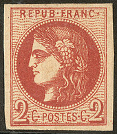 * No 40IId, Rouge-brique Foncé, Jolie Pièce. - TB. - R - 1870 Emission De Bordeaux
