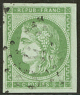 Report I. No 42I, Pos. 10, Pelurage Au Verso Mais TB D'aspect. - R - 1870 Bordeaux Printing