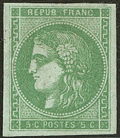 * No 42IIg, Vert Jaune, Gomme Diminuée Mais Très Frais Et TB - 1870 Uitgave Van Bordeaux