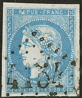 No 44Ia, Bleu Clair, Obl Gc, Très Frais. - TB - 1870 Emission De Bordeaux