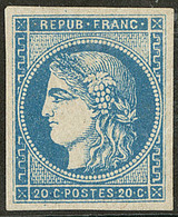 * No 45I, Bleu, Très Frais. - TB. - R - 1870 Bordeaux Printing