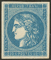 * No 45IId, Bleu Foncé, Très Frais. - TB. - R - 1870 Bordeaux Printing