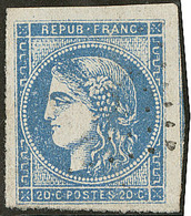 No 45IIIi, Un Voisin, Pelurage Au Verso Mais Belle Nuance Et Superbe D'aspect. - R - 1870 Bordeaux Printing