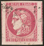 No 49, Deux Voisins, Superbe - 1870 Bordeaux Printing