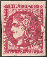 No 49, Très Belle Nuance Rose Foncé. - TB - 1870 Emission De Bordeaux