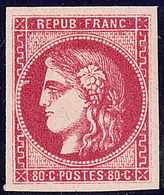 * No 49b, Rose Vif, Quasiment **, Très Frais. - TB. - R - 1870 Uitgave Van Bordeaux