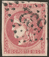 No 49e, Obl Gc 532, Jolie Pièce. - TB. - R - 1870 Uitgave Van Bordeaux