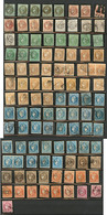 Lot. 1870-1871, Entre Les N°39 Et 49, Doubles Et Multiples, Nuances Et Obl. - TB, B Ou Pd - 1870 Bordeaux Printing