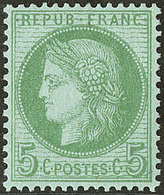 ** No 53, Vert-jaune, Très Frais Et Centré. - TB - 1871-1875 Cérès