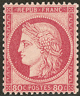 * No 57b, Carmin Vif, Très Frais. - TB - 1871-1875 Ceres