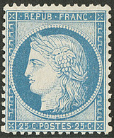 * No 60A, Bleu. - TB - 1871-1875 Cérès