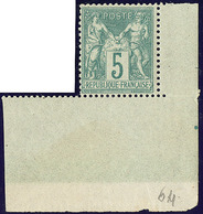 ** No 64, Vert, Cdf, Très Frais Et Centré. - TB. - R - 1876-1878 Sage (Type I)