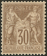 ** No 69, Brun, Très Frais Et Bien Centré. - TB - 1876-1878 Sage (Type I)