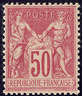 ** No 104, Rose, Très Frais. - TB - 1876-1878 Sage (Type I)