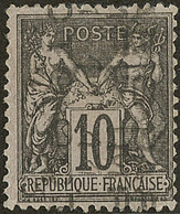 Surcharge 5 Lignes. No 16, 11 OCTO, Jolie Pièce. - TB. - R - 1893-1947