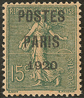 ** Postes Paris. No 25, Très Frais. - TB - 1893-1947