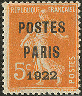 * Postes Paris. No 30. - TB - 1893-1947