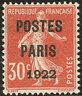 ** Postes Paris. No 32, Très Frais Et Centré. - TB. - R - 1893-1947