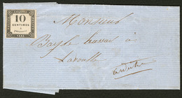 (*) No 1, Pli D'archive, Non Oblitéré Sur Lettre D'Avril 59, Superbe D'aspect. - R - Other & Unclassified