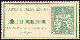 (*) No 30, Pelurage Au Verso, TB D'aspect. - R - Télégraphes Et Téléphones