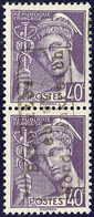 * No 2, Paire Verticale. - TB. - R - War Stamps