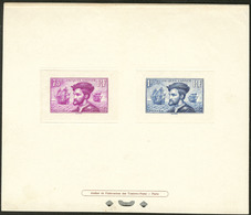 (*) EA. Cartier. Nos 296 + 297, Avec Rabat. - TB - Epreuves D'artistes